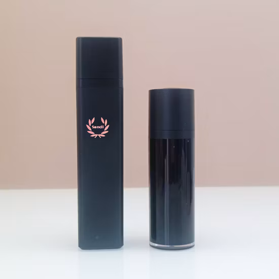 Bottiglie cosmetiche con pompa airless per siero per lozione di lusso riutilizzabili in plastica acrilica bianca da 15 ml 30 ml 1 oz 50 ml