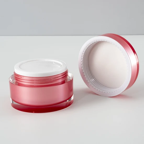 Alta qualità Miglior prezzo Lusso 30g 50g 80g PP PE Vetro acrilico Pompa airless Set di bottiglie Rotondo Quadrato Vaso di crema Contenitore cosmetico per la cura della pelle