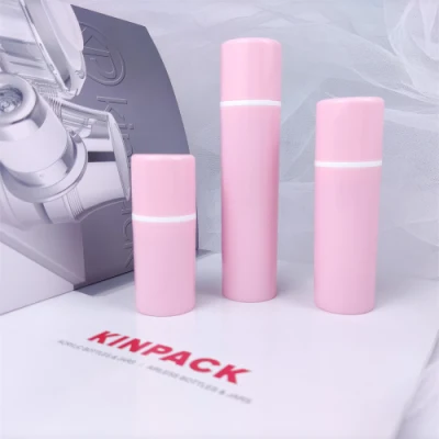 Flacone per crema airless in PP color caramello di Kinpack